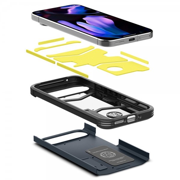 Spigen Google Pixel 9 Pro XL Deksel Tough Armor Metal Slate