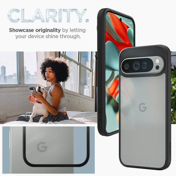 Spigen Google Pixel 9 Pro XL Deksel Ultra Hybrid Matte Black