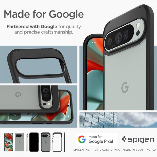 Spigen Google Pixel 9 Pro XL Deksel Ultra Hybrid Matte Black