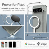 Spigen Google Pixel 9 Pro XL Deksel Ultra Hybrid Metal Ring MagFit