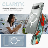 Spigen Google Pixel 9 Pro XL Deksel Ultra Hybrid Metal Ring MagFit
