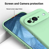Google Pixel 9 Deksel med Stropp Silikon Grønn