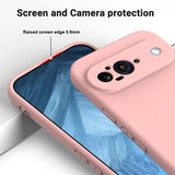 Google Pixel 9 Deksel med Stropp Silikon Rosa