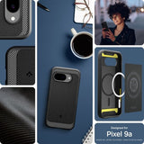 Spigen Google Pixel 9a Deksel Rugged Armor MagFit Matte Black