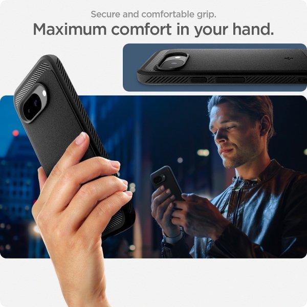 Spigen Google Pixel 9a Deksel Rugged Armor MagFit Matte Black