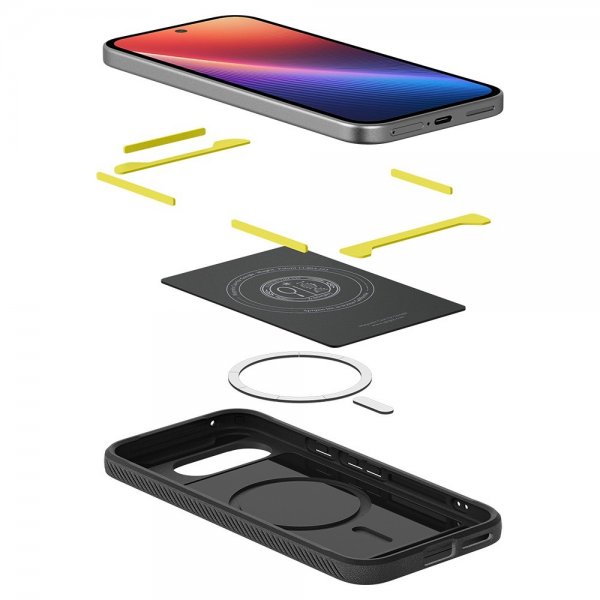 Spigen Google Pixel 9a Deksel Rugged Armor MagFit Matte Black