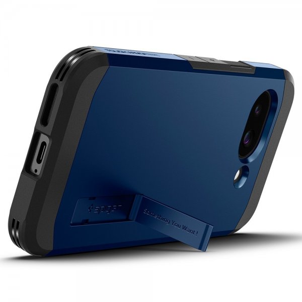 Spigen Google Pixel 9a Deksel Tough Armor MagFit Navy Blue