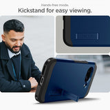Spigen Google Pixel 9a Deksel Tough Armor MagFit Navy Blue