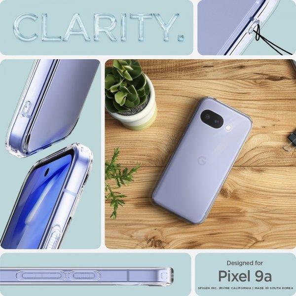 Spigen Google Pixel 9a Deksel Ultra Hybrid Crystal Clear