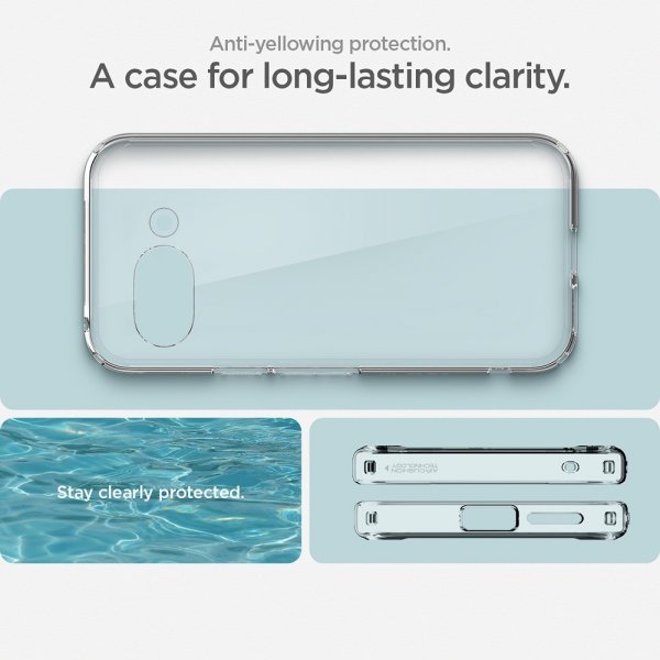 Spigen Google Pixel 9a Deksel Ultra Hybrid Crystal Clear