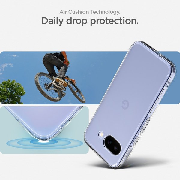 Spigen Google Pixel 9a Deksel Ultra Hybrid Crystal Clear