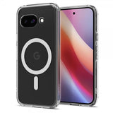 Spigen Google Pixel 9a Deksel Ultra Hybrid MagFit Clear White