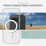 Spigen Google Pixel 9a Deksel Ultra Hybrid MagFit Clear White