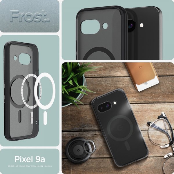 Spigen Google Pixel 9a Deksel Ultra Hybrid MagFit Frost Black