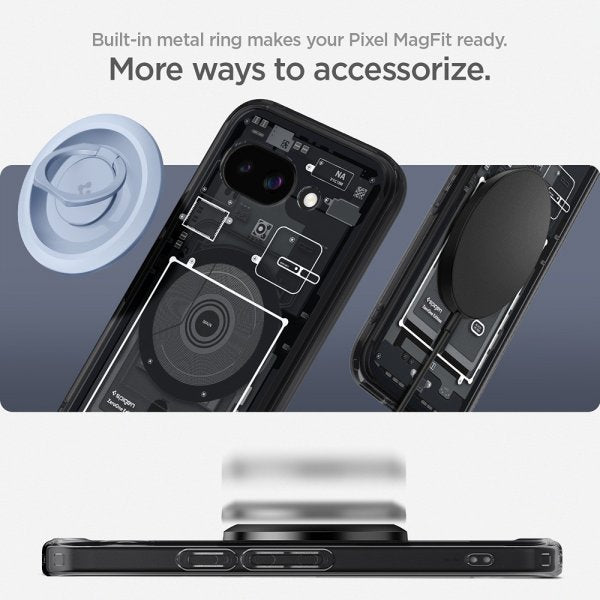 Spigen Google Pixel 9a Deksel Ultra Hybrid Zero One MagFit Svart