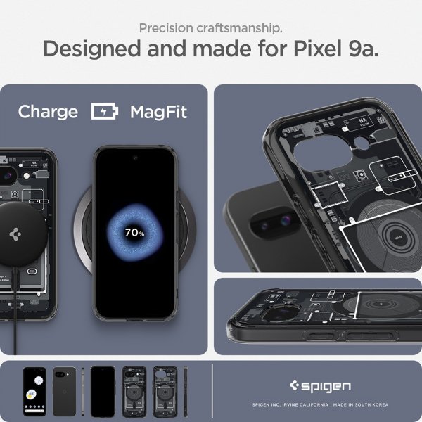 Spigen Google Pixel 9a Deksel Ultra Hybrid Zero One MagFit Svart