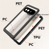 Redpepper Google Pixel 9a Deksel Vanntett IP68 Svart
