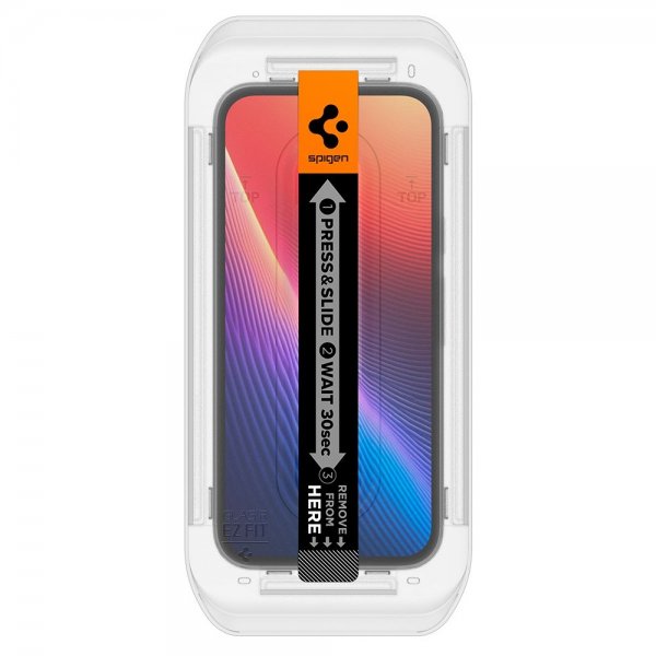Spigen Google Pixel 9a Skjermbeskytter GLAS.tR EZ Fit 2-pakning
