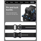 Spigen Google Pixel Watch 1/2/3/4 41mm Armbånd Nano Pop Black Sesame