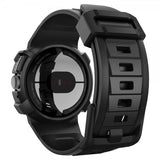Spigen Google Pixel Watch 1/2/3 41mm Armbånd og Deksel Rugged Armor Pro Svart