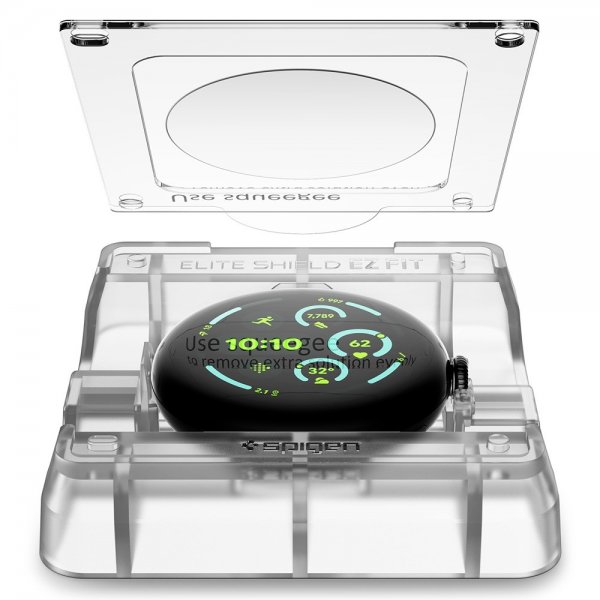 Spigen Google Pixel Watch 3/4 41mm Skjermbeskytter EliteShield EZ Fit 2-pakning