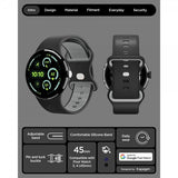 Spigen Google Pixel Watch 3/4 45mm Armbånd Nano Pop Black Sesame