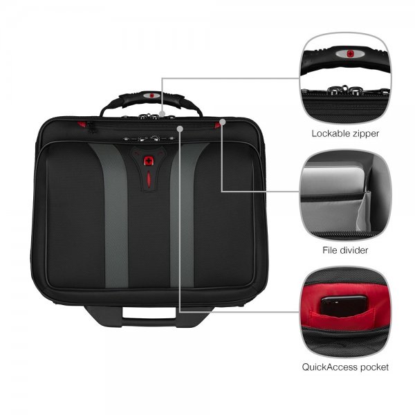 Wenger Granada 15.6" Business Trolley Svart