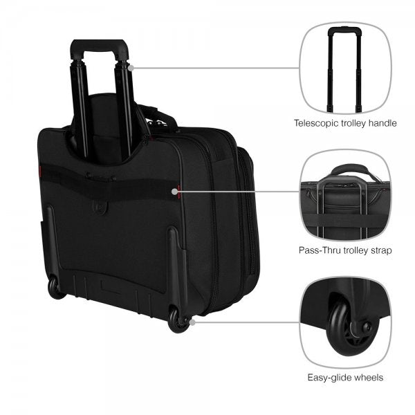 Wenger Granada 15.6" Business Trolley Svart