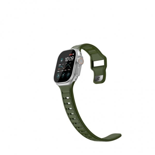 KeyBudz Apple Watch 44/45/46mm/Apple Watch Ultra Armbånd Journey Forest Green