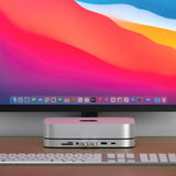 Satechi Type-C Aluminum Stand & Hub for Mac Mini Sølv