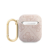 Guess AirPods (1/2) Deksel 4G Script Rosa