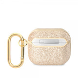 Guess AirPods 3 Deksel Glitter Flakes Gull