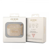 Guess AirPods 3 Deksel Glitter Flakes Gull