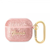 Guess AirPods 3 Deksel Glitter Flakes Rosa