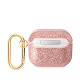 Guess AirPods 3 Deksel Glitter Flakes Rosa