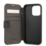 Guess iPhone 13 Pro Etui Printed Stripe Grå