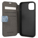 Guess iPhone 13 Mini Etui Printed Stripe Blå