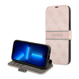 Guess iPhone 13 Mini Etui Printed Stripe Rosa