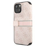 Guess iPhone 13 Mini Etui Printed Stripe Rosa