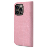Guess iPhone 14 Pro Max Etui Croco Rosa