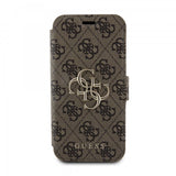 Guess iPhone 15 Pro Max Etui 4G Logo Brun