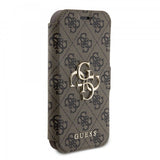 Guess iPhone 15 Pro Max Etui 4G Logo Brun