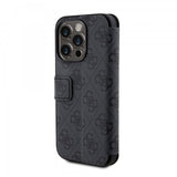 Guess iPhone 15 Pro Max Etui 4G Logo Grå
