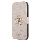 Guess iPhone 15 Pro Max Etui 4G Logo Rosa