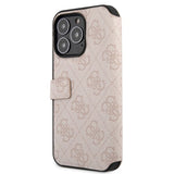 Guess iPhone 15 Pro Max Etui 4G Logo Rosa