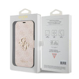 Guess iPhone 15 Pro Max Etui 4G Logo Rosa