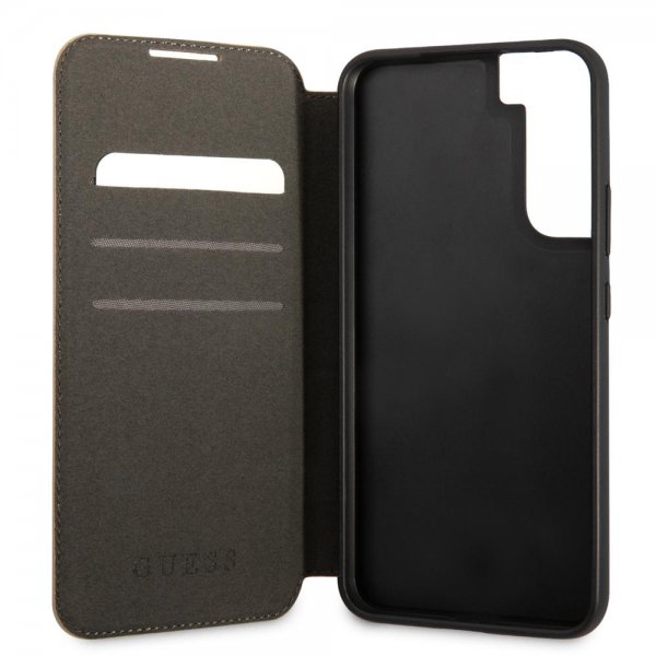 Guess Samsung Galaxy S22 Etui 4G Logo Brun
