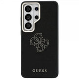 Guess Samsung Galaxy S26 Ultra Deksel 4G Logo Grained Svart