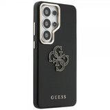 Guess Samsung Galaxy S26 Ultra Deksel 4G Logo Grained Svart