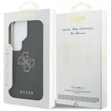 Guess Samsung Galaxy S26 Ultra Deksel 4G Logo Grained Svart